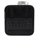 Stasiun Daya Portabel dengan Panel Surya, Gelombang Sinus 300W, Cadangan Baterai Luar Ruangan, 100‑240V, Colokan AS